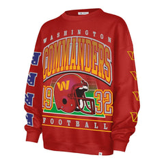 '47 Women's Go Big Oversized Pullover Sweatshirt - Washington Commanders Pullover