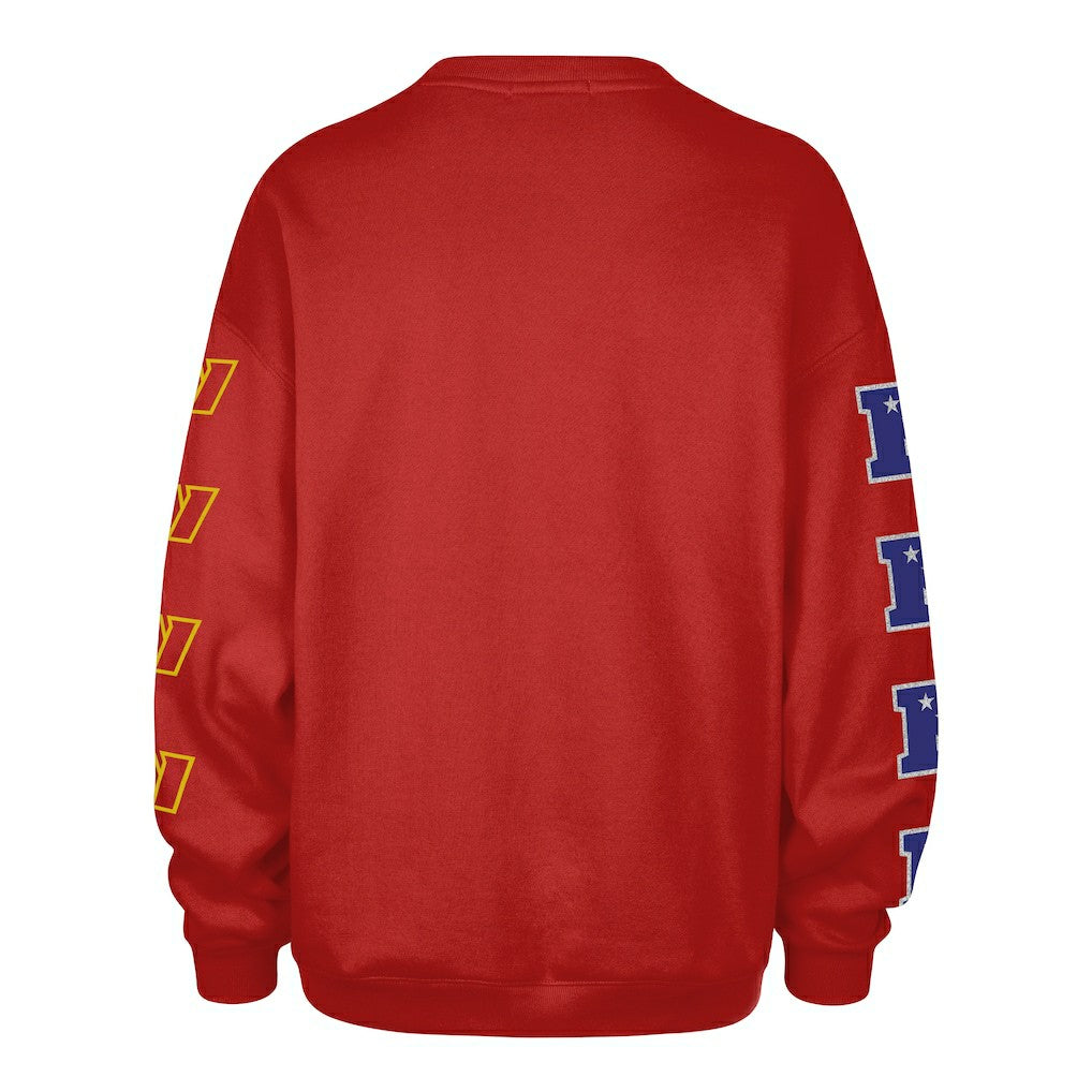 '47 Women's Go Big Oversized Pullover Sweatshirt - Washington Commanders Pullover