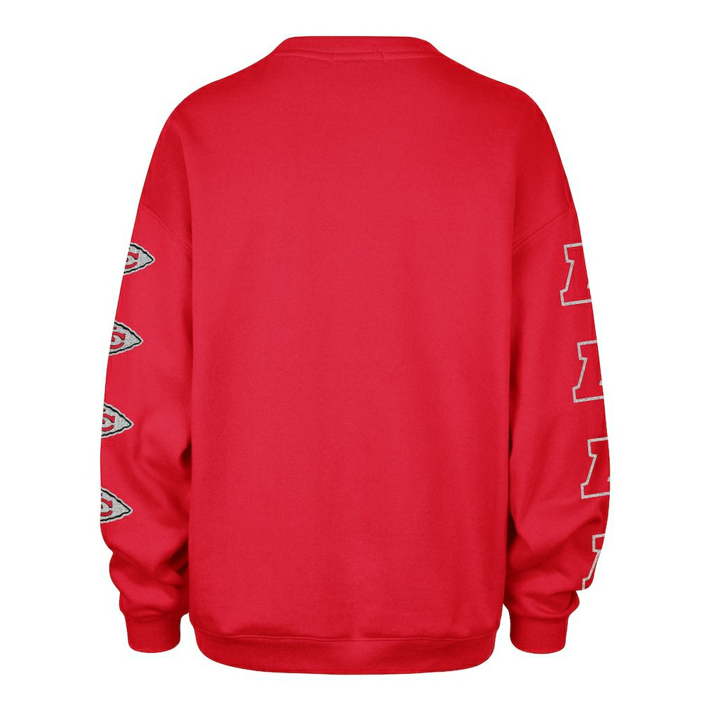 '47 Women's Go Big Oversized Pullover Sweatshirt - Kansas City Chiefs Pullover