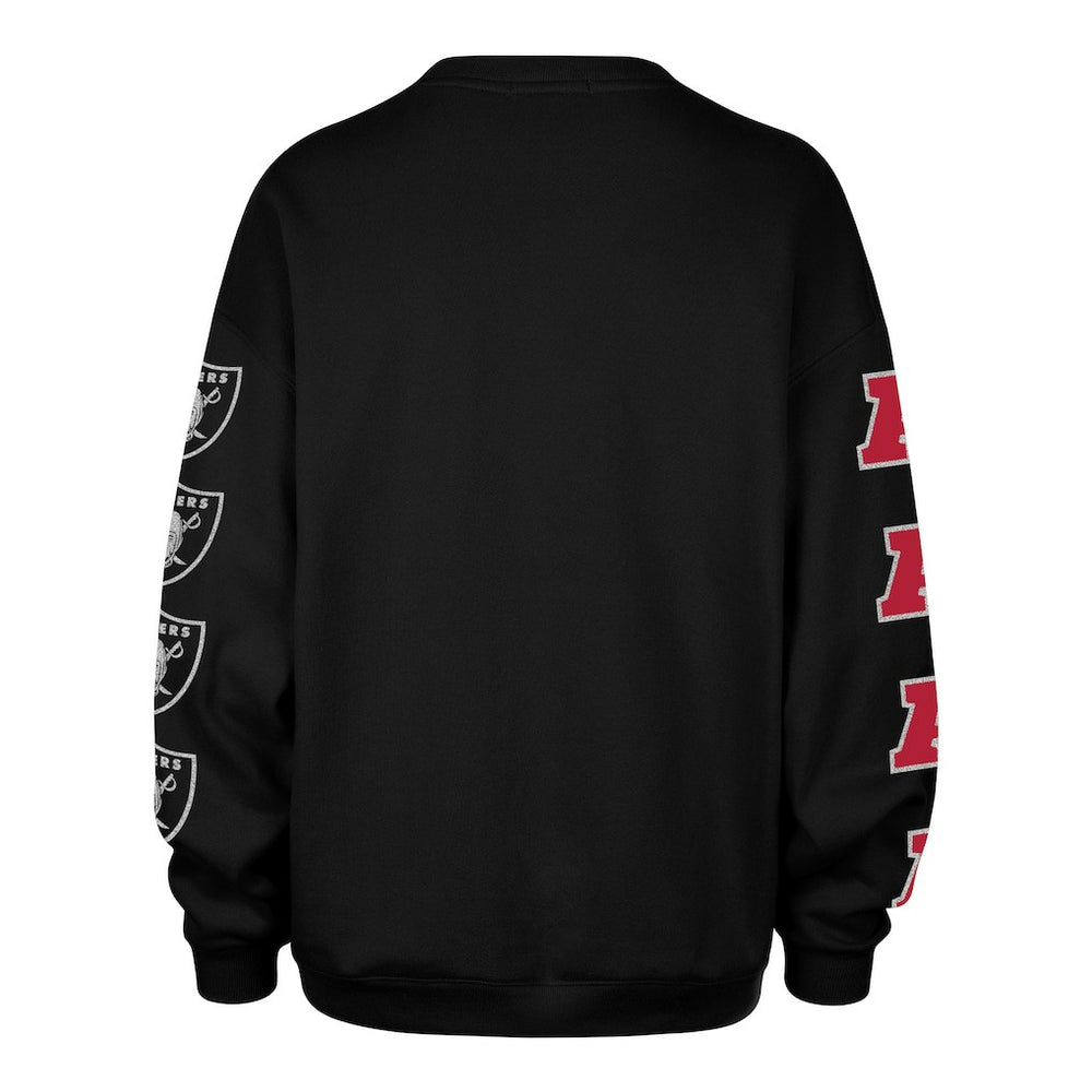 '47 Women's Go Big Oversized Pullover Sweatshirt - Las Vegas Raiders Pullover