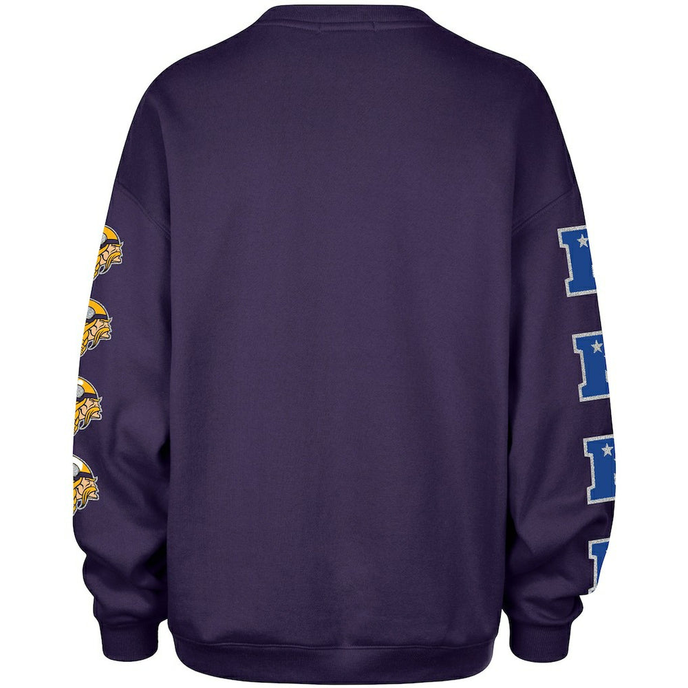'47 Women's Go Big Oversized Pullover Sweatshirt - Minnesota Vikings Pullover