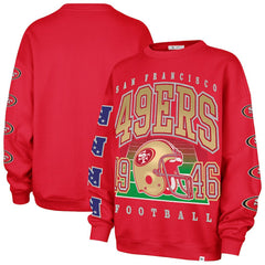'47 Women's Go Big Oversized Pullover Sweatshirt - San Francisco 49ers Pullover