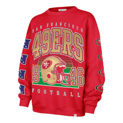 '47 Women's Go Big Oversized Pullover Sweatshirt - San Francisco 49ers Pullover
