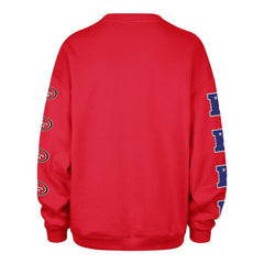 '47 Women's Go Big Oversized Pullover Sweatshirt - San Francisco 49ers Pullover