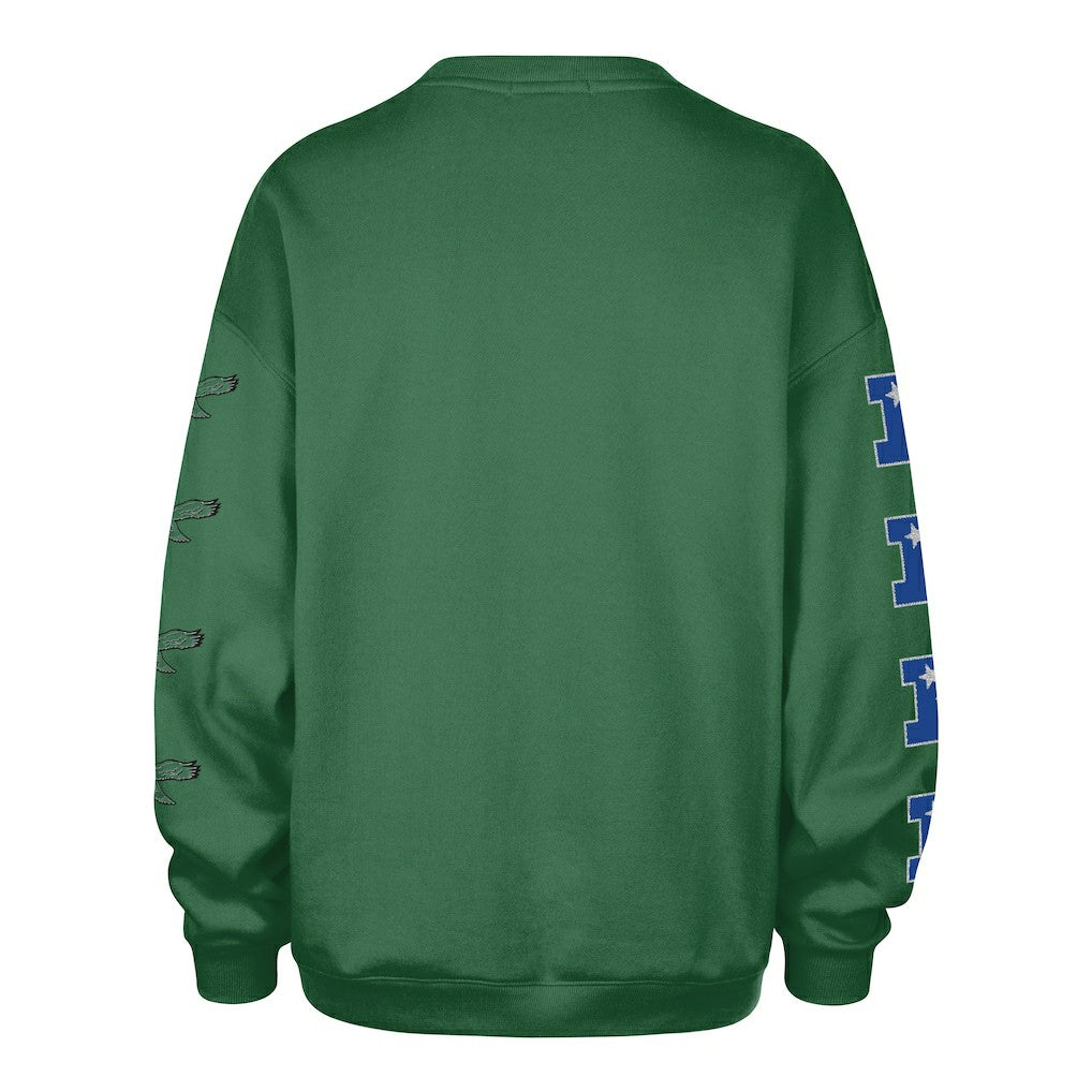 '47 Women's Go Big Oversized Pullover Sweatshirt - Philadelphia Eagles Pullover