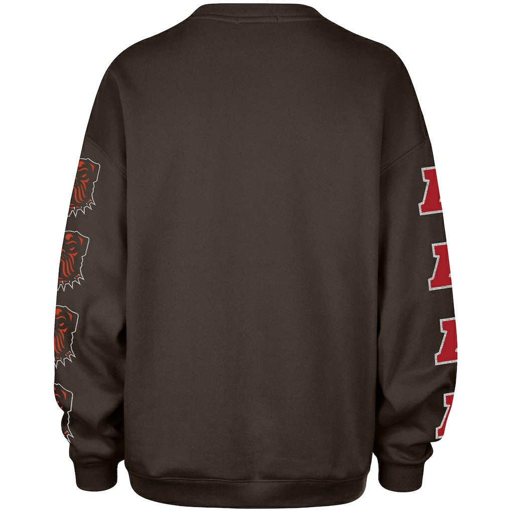 '47 Women's Go Big Oversized Pullover Sweatshirt - Cleveland Browns Pullover