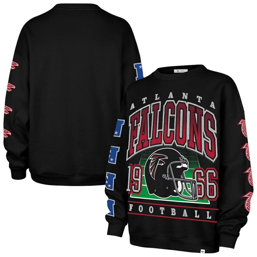 '47 Women's Go Big Oversized Pullover Sweatshirt - Atlanta Falcons Pullover