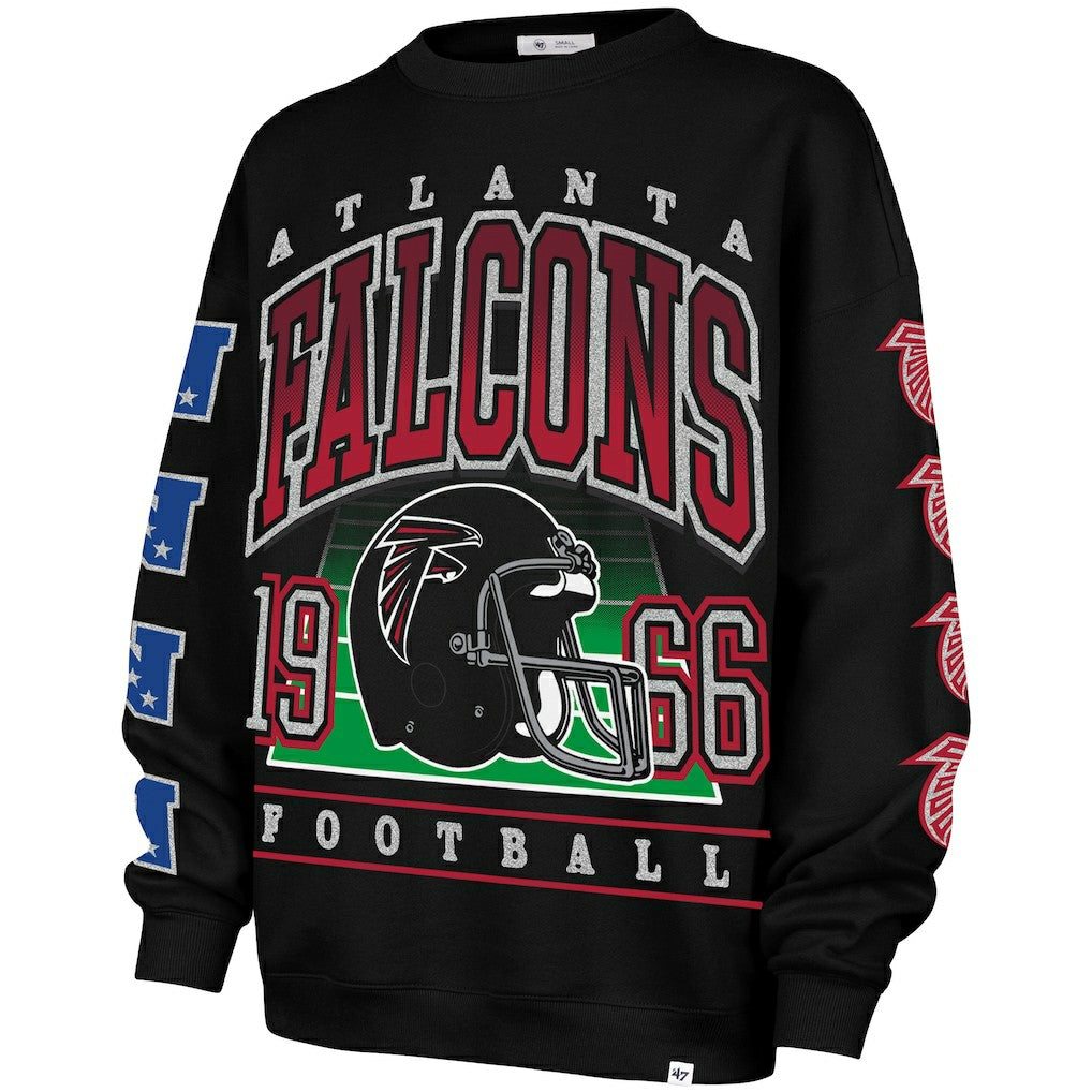 '47 Women's Go Big Oversized Pullover Sweatshirt - Atlanta Falcons Pullover