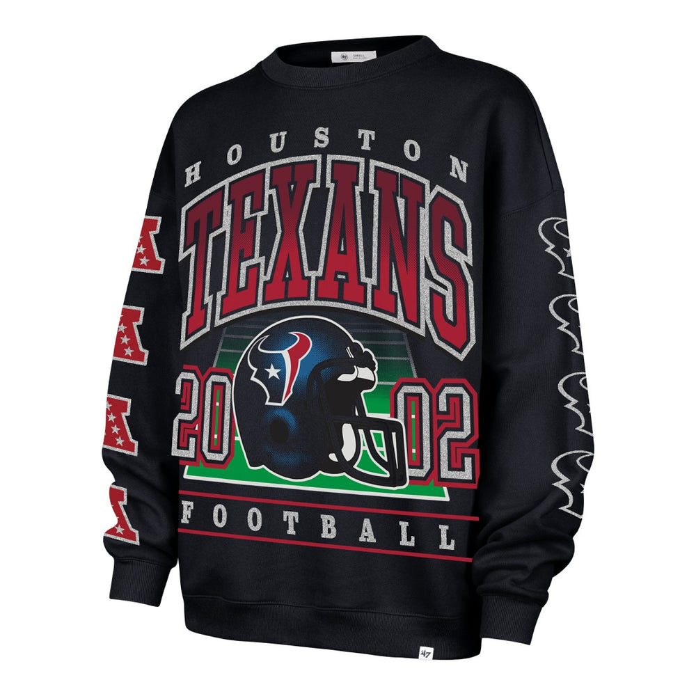 '47 Women's Go Big Oversized Pullover Sweatshirt - Houston Texans Pullover