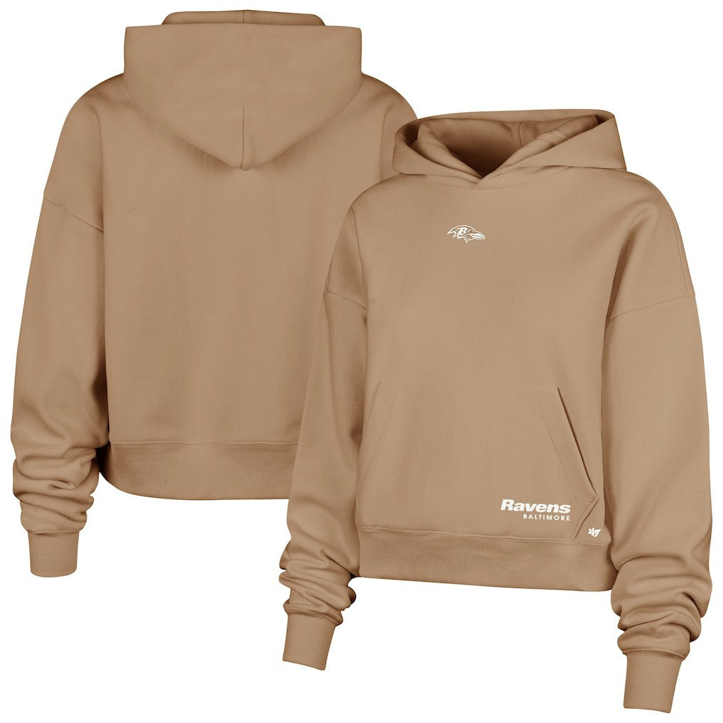'47 Women's Sue Foundation Portabella Pullover Hoodie - Baltimore Ravens Hoodies