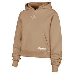 '47 Women's Sue Foundation Portabella Pullover Hoodie - Detroit Lions Hoodies