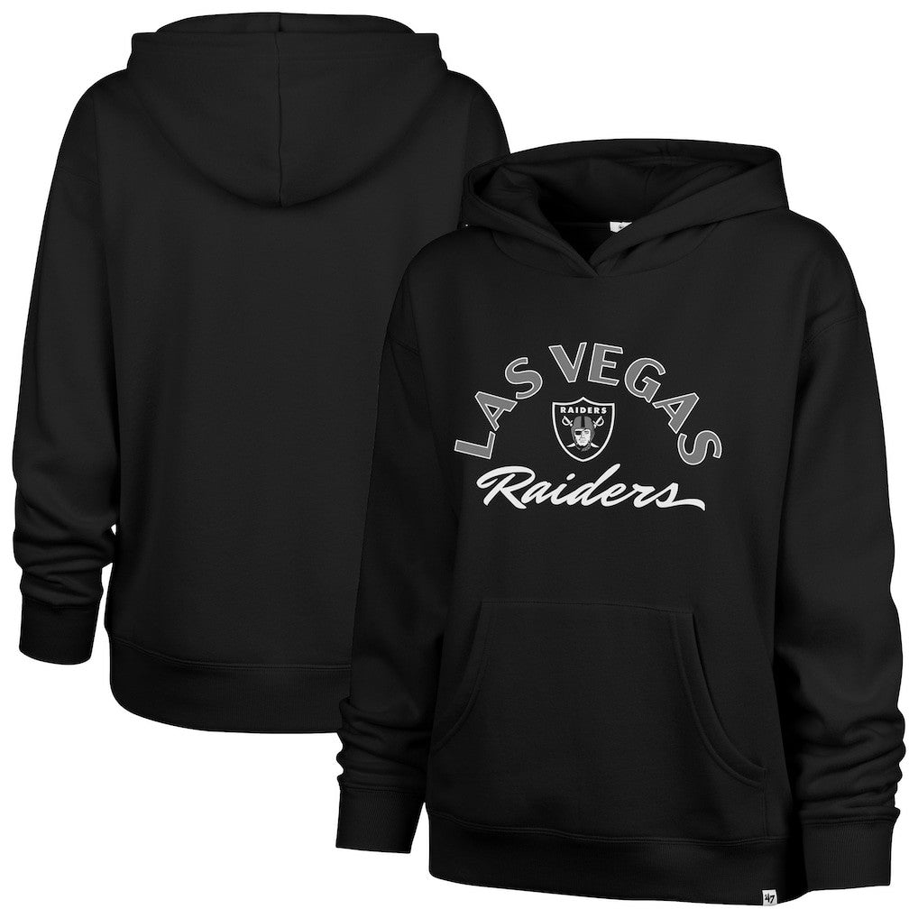'47 Women's Whirlwind Naomi Pullover Hoodie - Las Vegas Raiders Hoodies