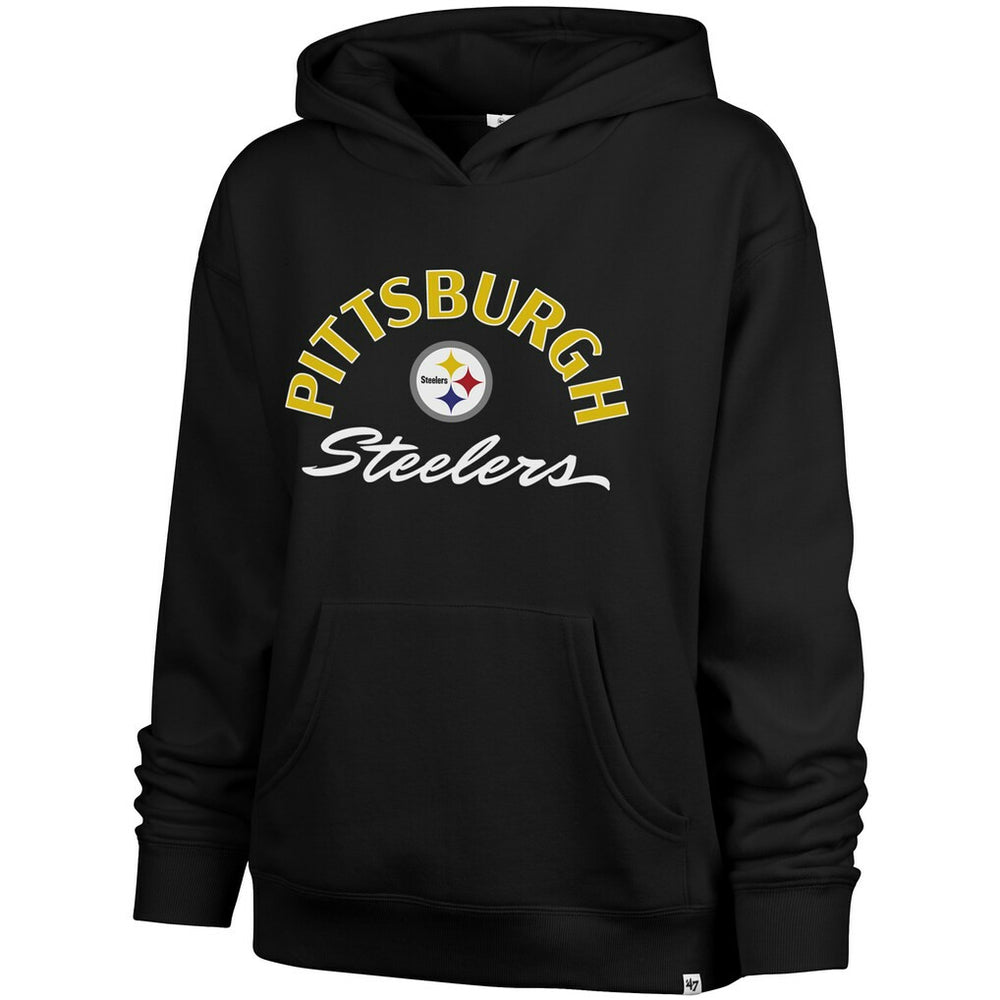 '47 Women's Whirlwind Naomi Pullover Hoodie - Pittsburgh Steelers Hoodies