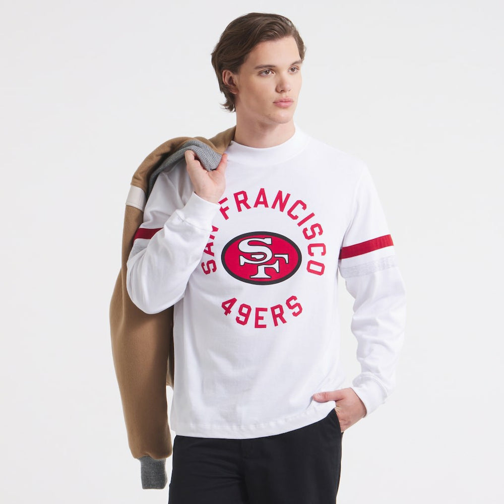x Todd Snyder Premium Jersey Mock Neck Tee - San Francisco 49ers Jerseys