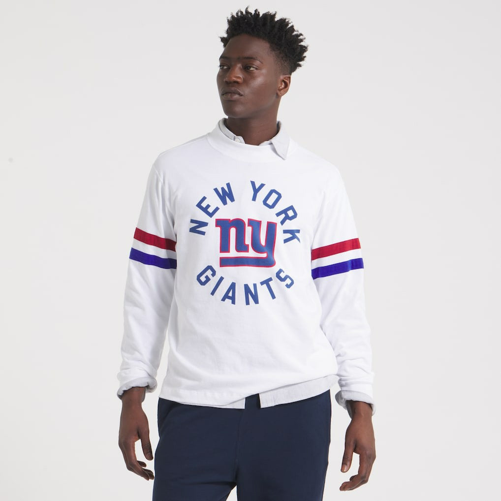 x Todd Snyder Premium Jersey Mock Neck Tee - New York Giants Jerseys