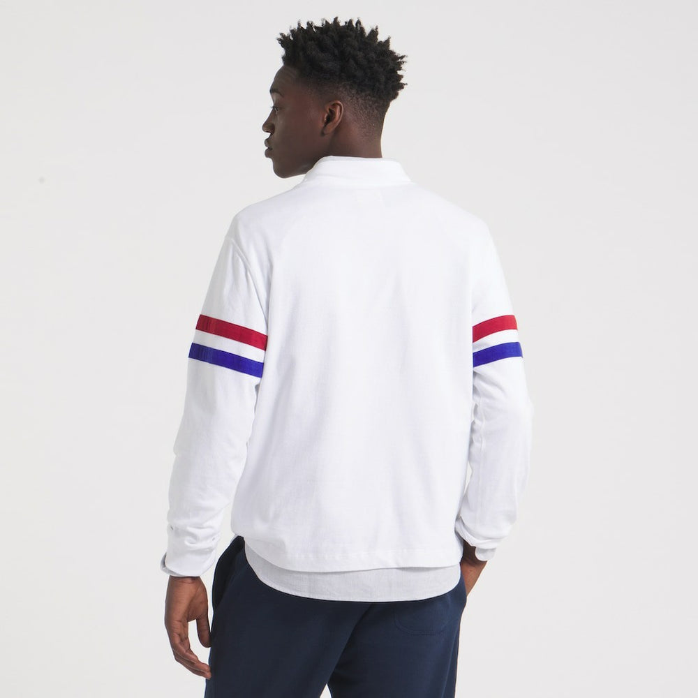 x Todd Snyder Premium Jersey Mock Neck Tee - New York Giants Jerseys