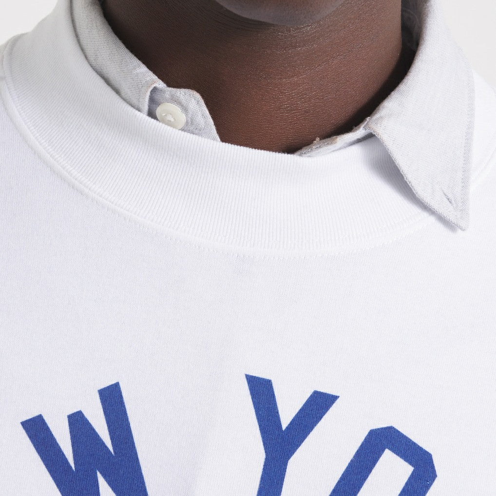 x Todd Snyder Premium Jersey Mock Neck Tee - New York Giants Jerseys