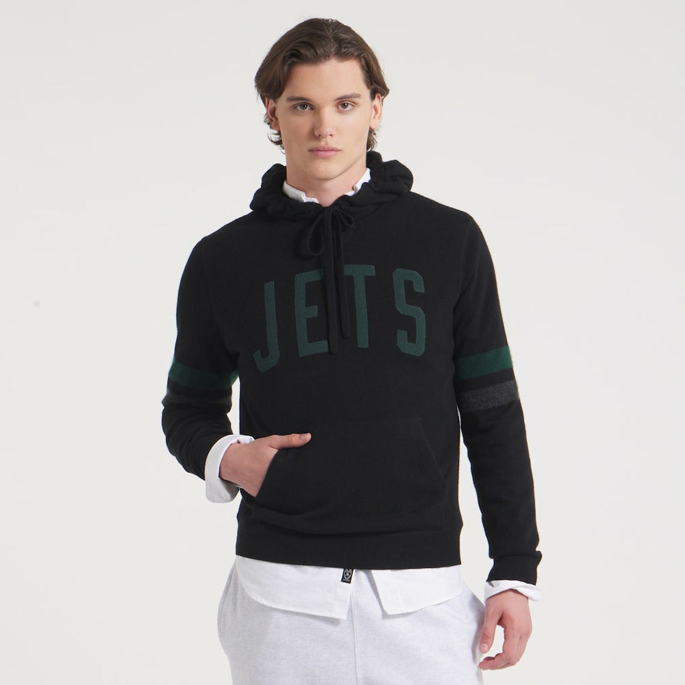 x Todd Snyder Cashmere Hoodie Sweater - New York Jets Hoodies
