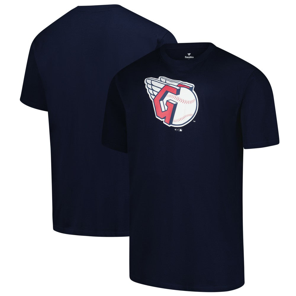 Navy Cleveland Guardians Profile Big & Tall Primary Logo T-Shirt