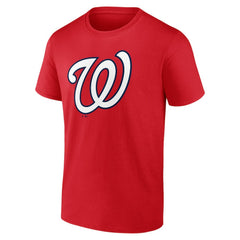 Red Washington Nationals Profile Big & Tall Primary Logo T-Shirt