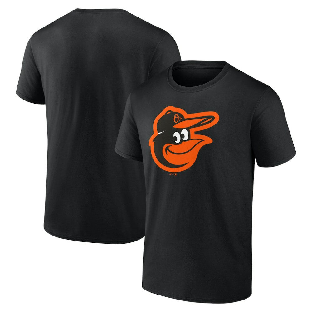 Black Baltimore Orioles Profile Big & Tall Primary Logo T-Shirt