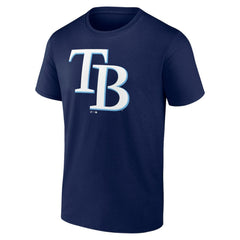 Navy Tampa Bay Rays Profile Big & Tall Primary Logo T-Shirt