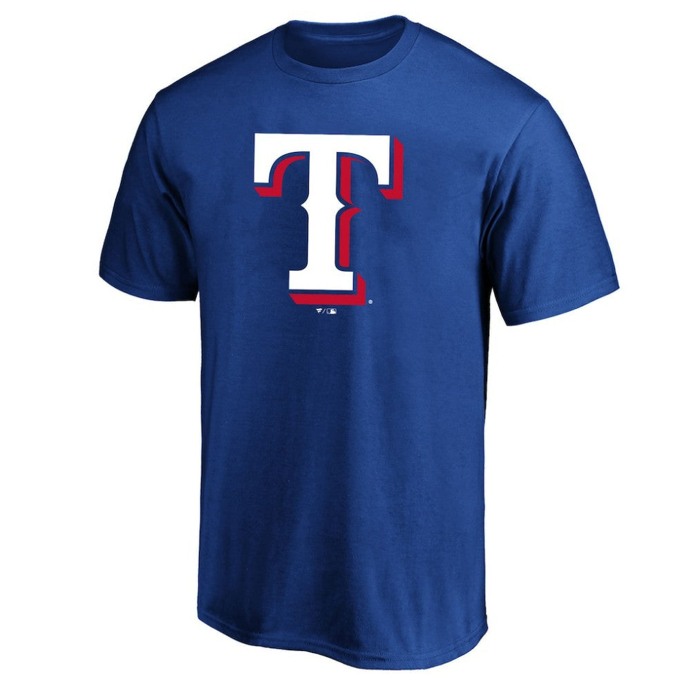Royal Texas Rangers Profile Big & Tall Primary Logo T-Shirt