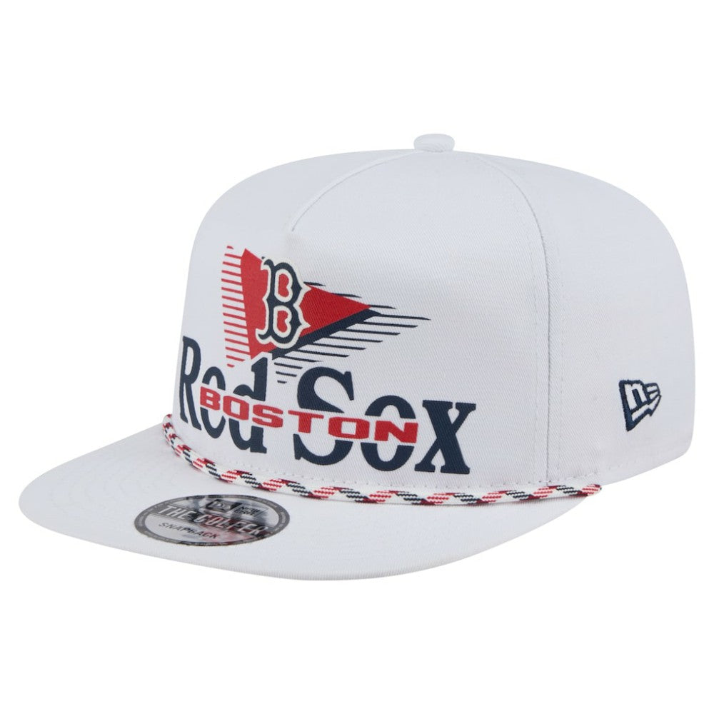 White Boston Red Sox New Era Collide Golfer Snapback Hat