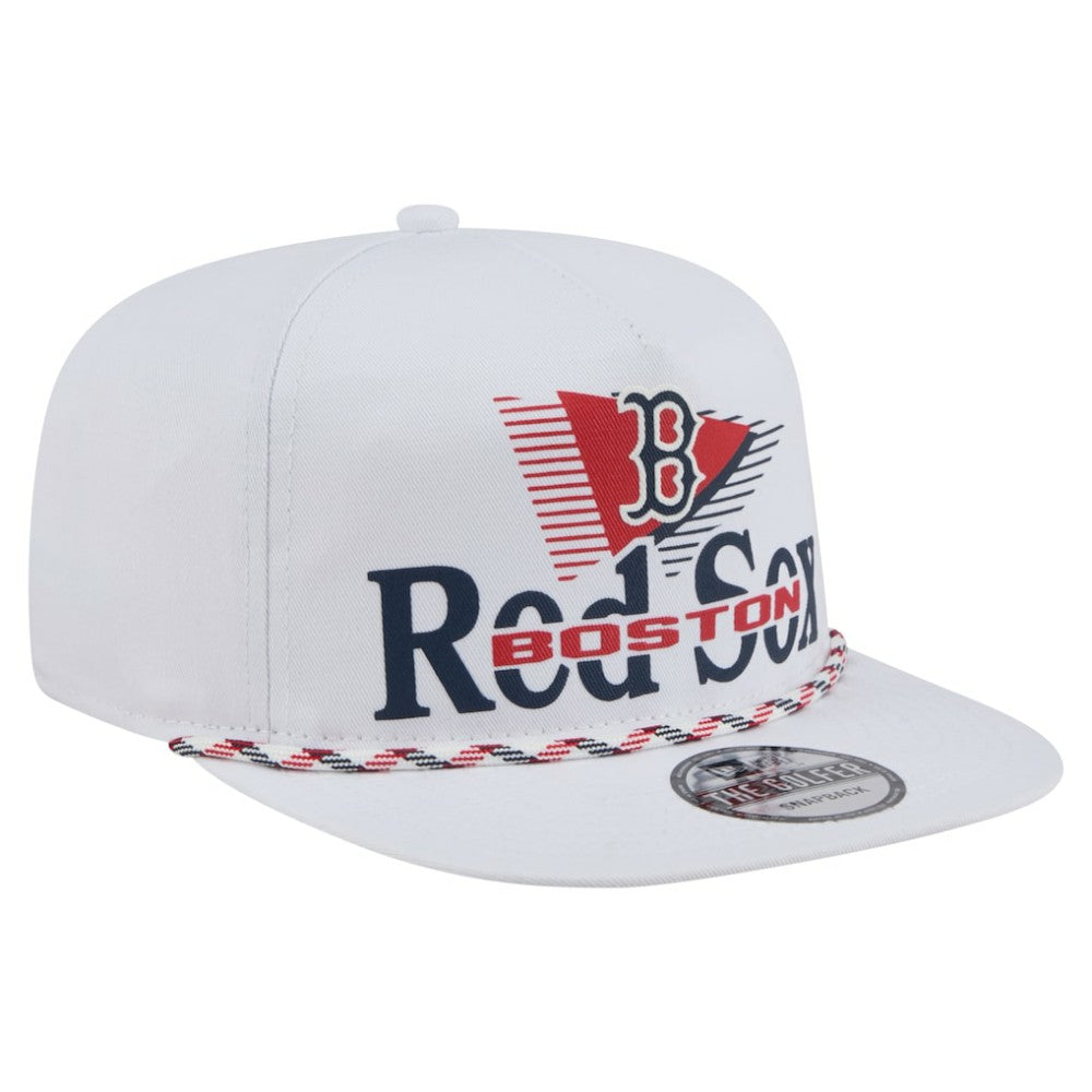 White Boston Red Sox New Era Collide Golfer Snapback Hat