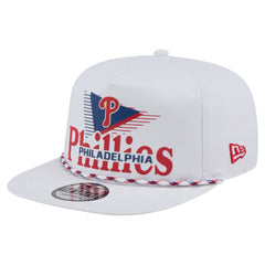 White Philadelphia Phillies New Era Collide Golfer Snapback Hat