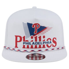 White Philadelphia Phillies New Era Collide Golfer Snapback Hat