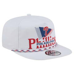 White Philadelphia Phillies New Era Collide Golfer Snapback Hat