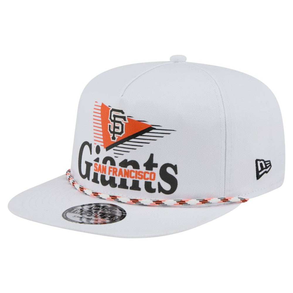 White San Francisco Giants New Era Collide Golfer Snapback Hat
