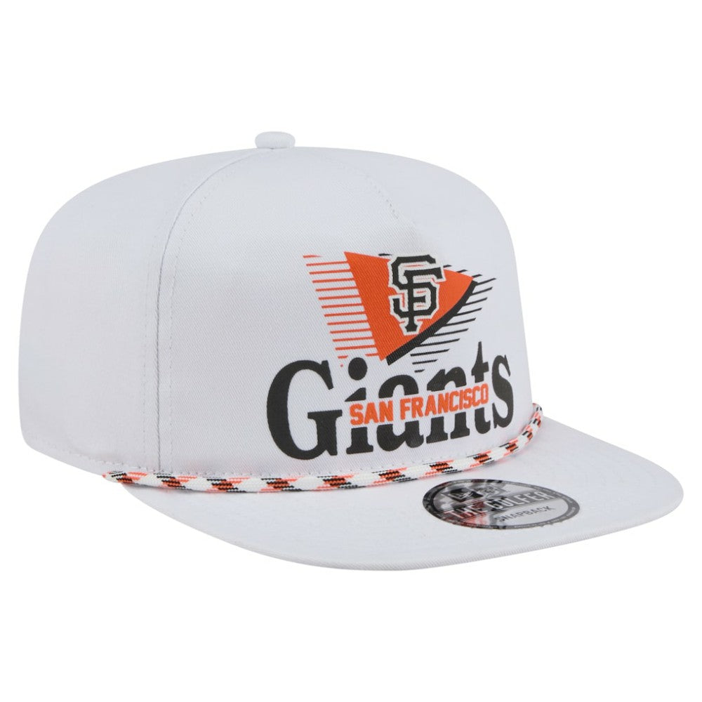 White San Francisco Giants New Era Collide Golfer Snapback Hat
