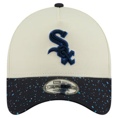 Cream Chicago White Sox New Era Speckle A-Frame 9FORTY Adjustable Hat