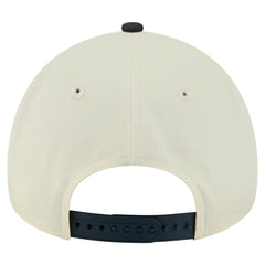 Cream Cleveland Guardians New Era Speckle A-Frame 9FORTY Adjustable Hat