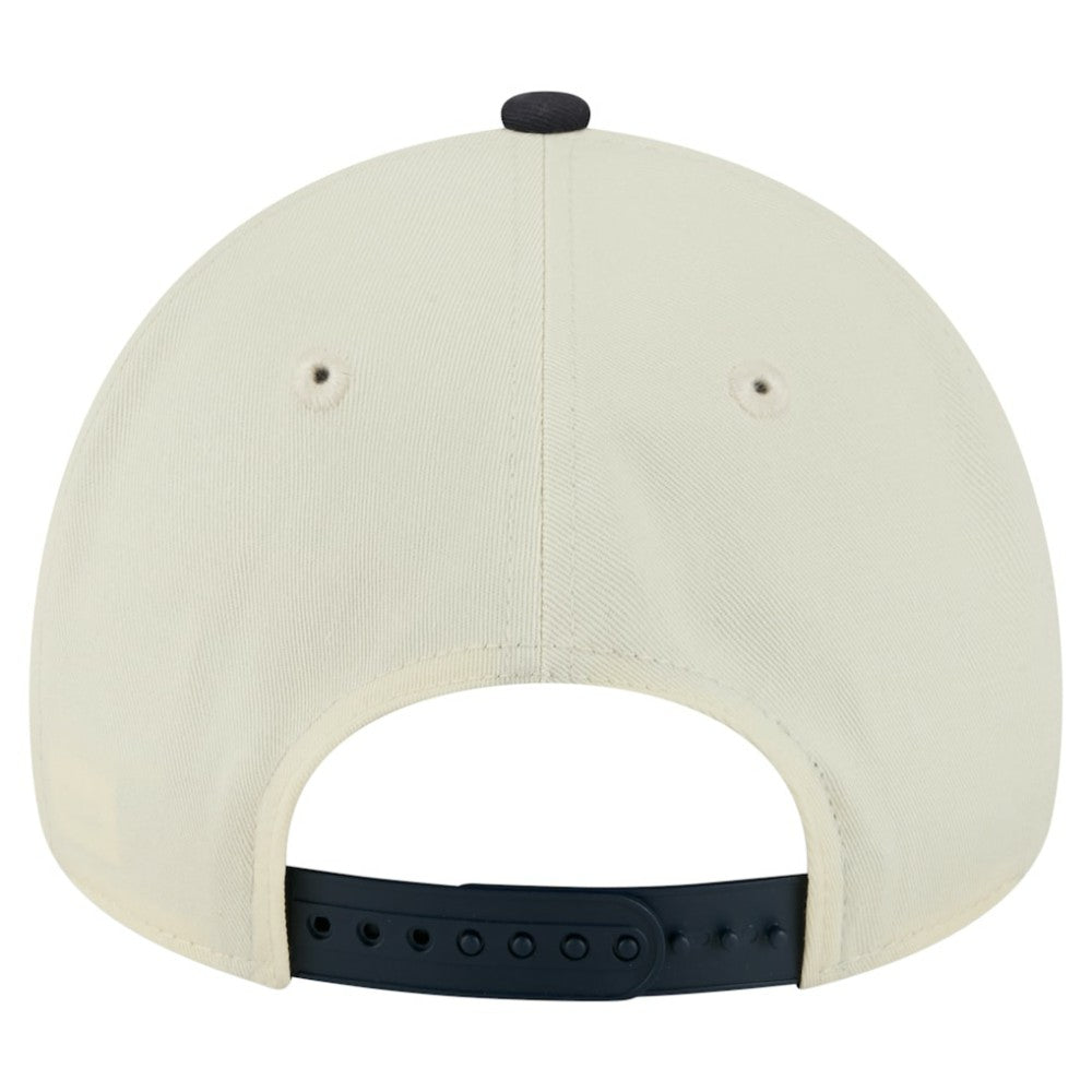 Cream New York Yankees New Era Speckle A-Frame 9FORTY Adjustable Hat