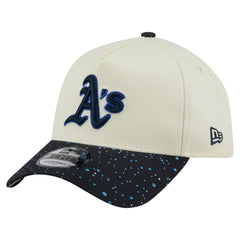 Cream Athletics New Era Speckle A-Frame 9FORTY Adjustable Hat