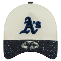 Cream Athletics New Era Speckle A-Frame 9FORTY Adjustable Hat