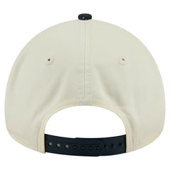 Cream Atlanta Braves New Era Speckle A-Frame 9FORTY Adjustable Hat