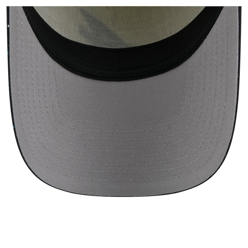 Cream Atlanta Braves New Era Speckle A-Frame 9FORTY Adjustable Hat