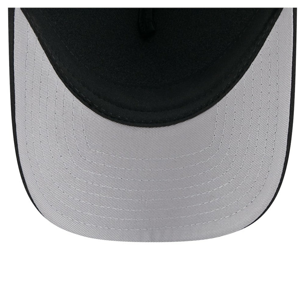 Black Houston Astros New Era City Initial 9FORTY A-Frame M-Crown Adjustable Trucker Hat