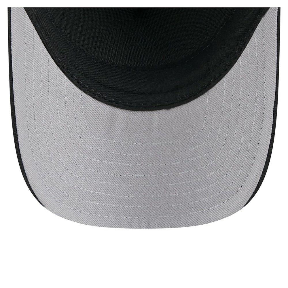 Black Chicago Cubs New Era City Initial 9FORTY A-Frame M-Crown Adjustable Trucker Hat