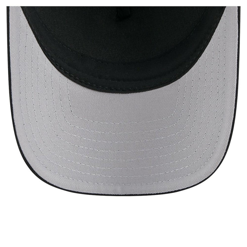 Black Chicago White Sox New Era City Initial 9FORTY A-Frame M-Crown Adjustable Trucker Hat