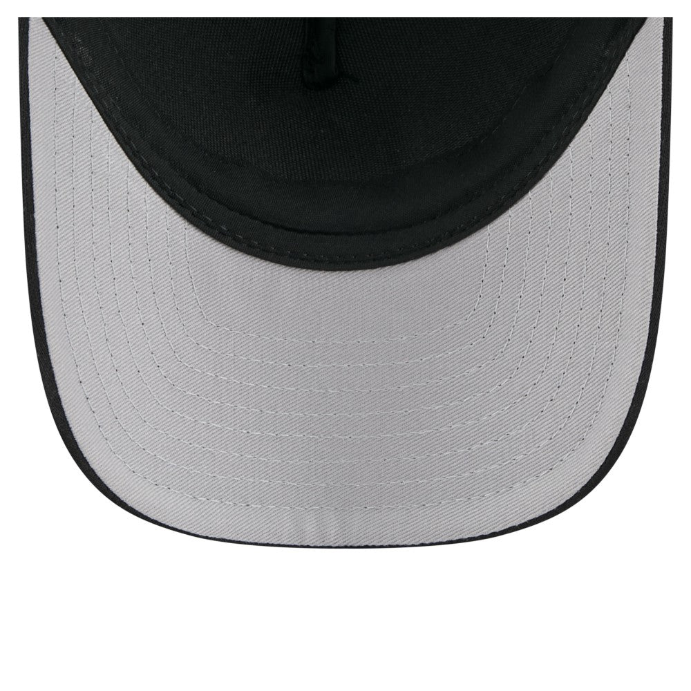 Black Miami Marlins New Era City Initial 9FORTY A-Frame M-Crown Adjustable Trucker Hat