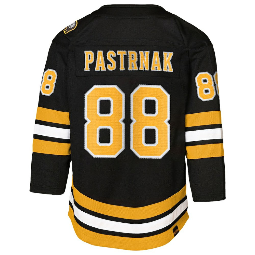 NHL David Pastrnak Boston Bruins Youth Home Premier Player Jersey