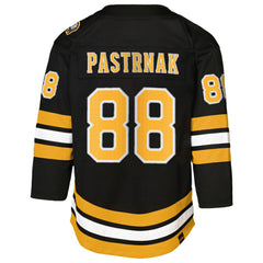 NHL David Pastrnak Boston Bruins Youth Home Premier Player Jersey