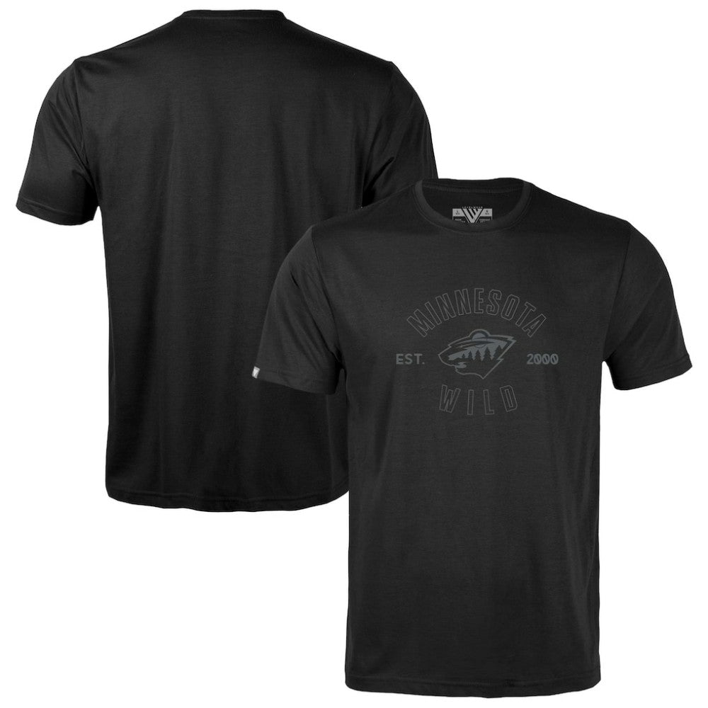 NHL Minnesota Wild Levelwear Youth Little Richmond Abyssal T-Shirt