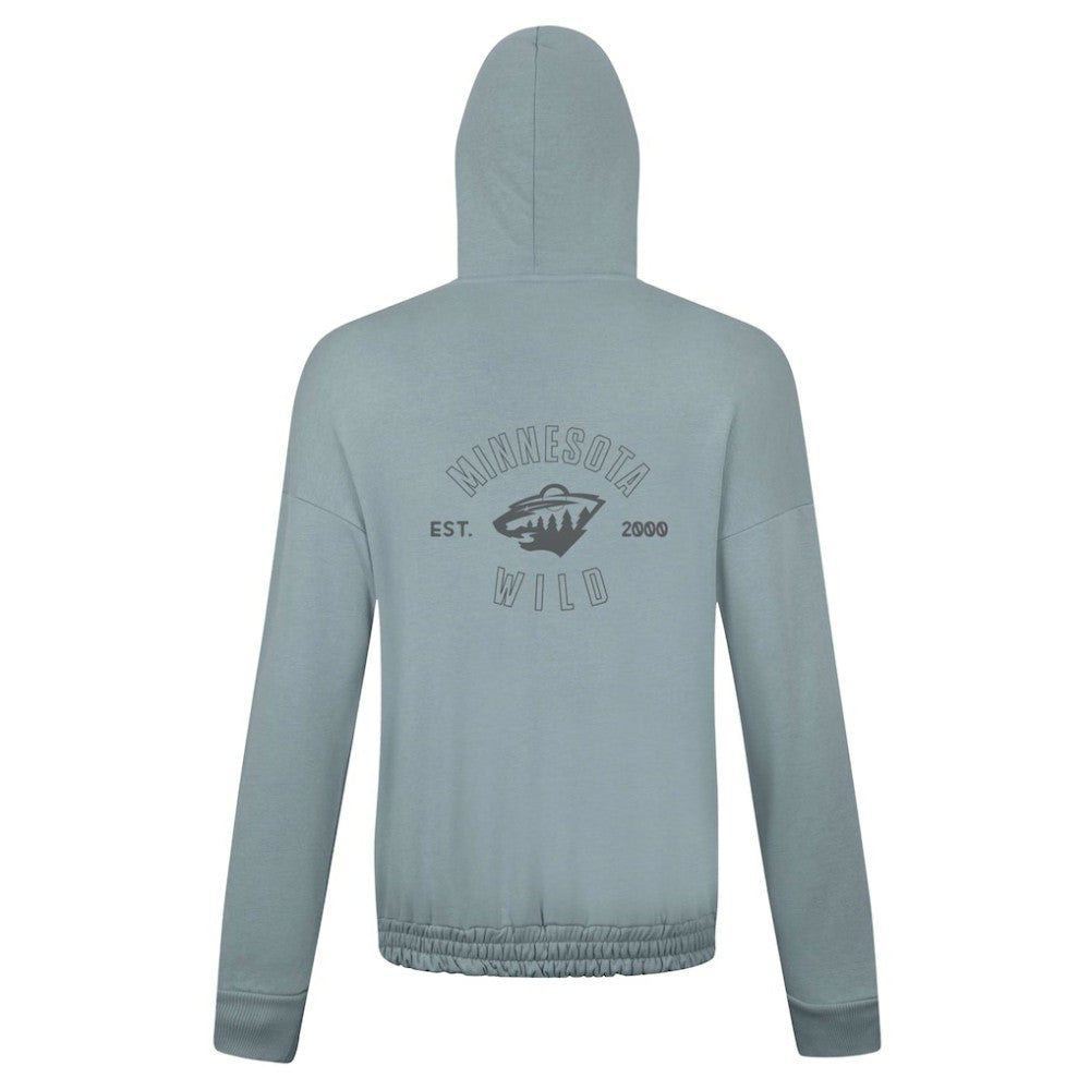 NHL Minnesota Wild Levelwear Women's Waterfall Nightfall Pullover Hoodie
