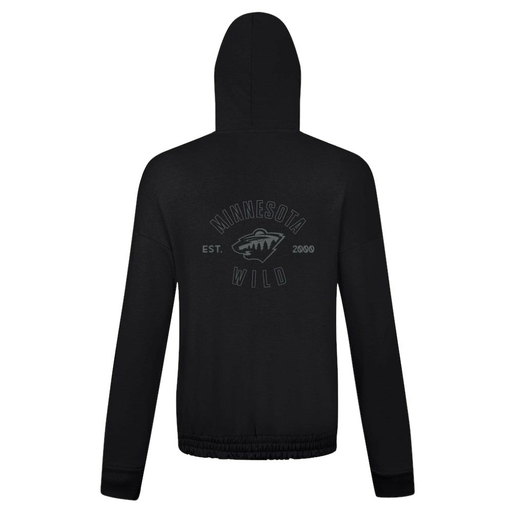NHL Minnesota Wild Levelwear Women's Waterfall Nightfall Pullover Hoodie